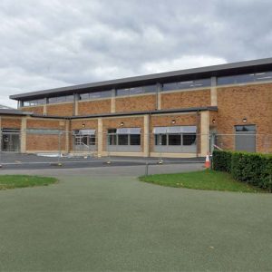 new sports hall being built