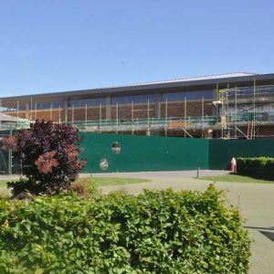 sports hall being built