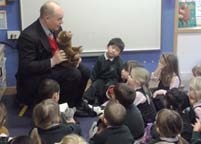 teddy bears visit nursery