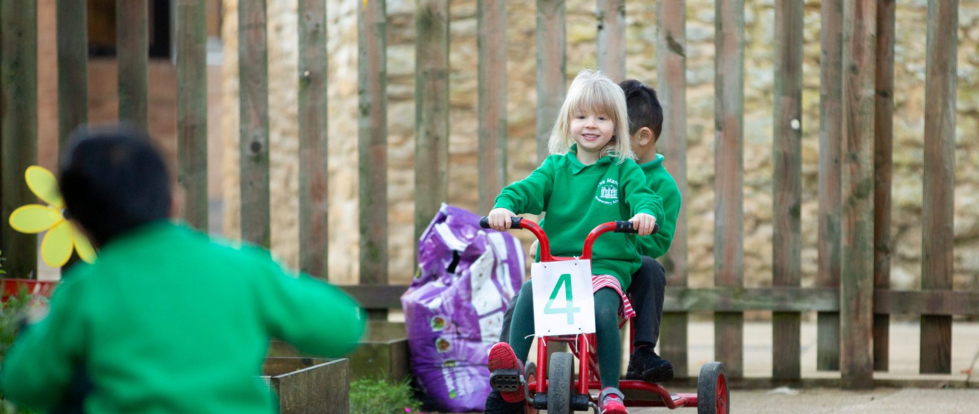 pre prep students playing