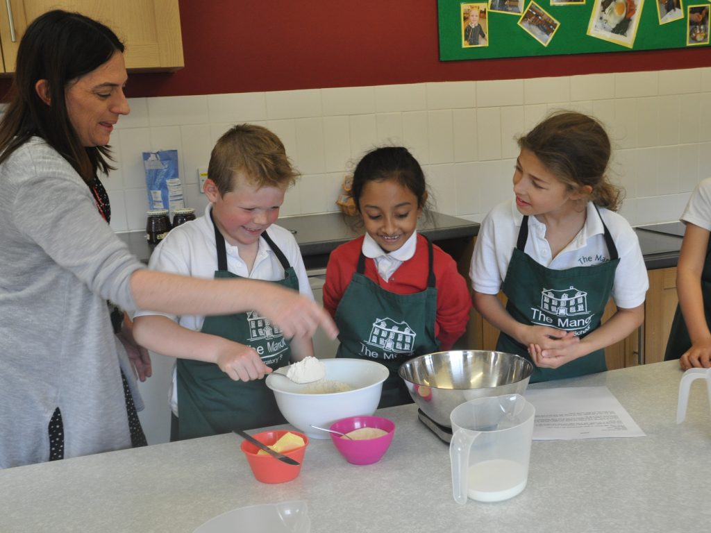 The Manor and Wootton Cookery lesson