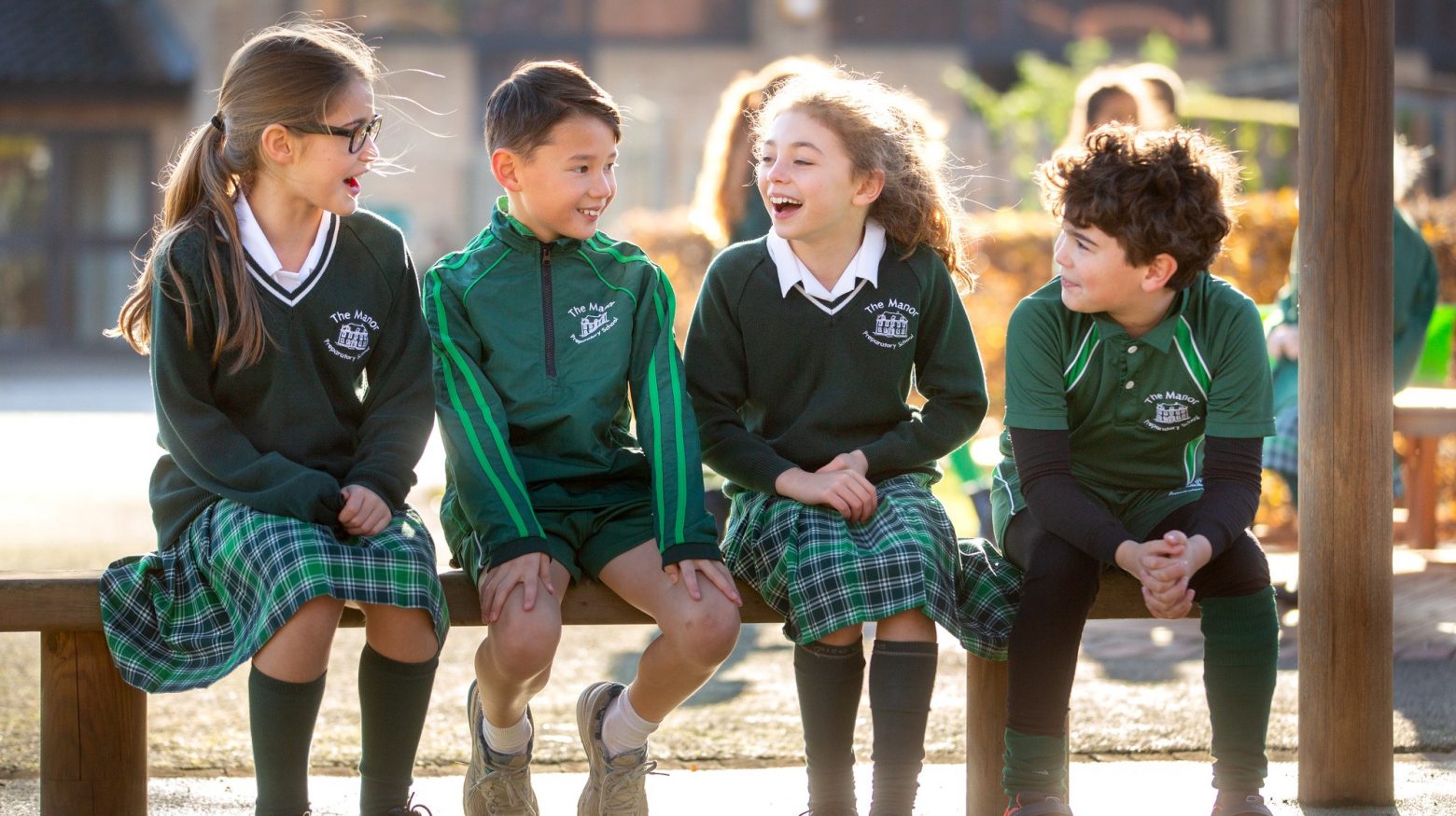 students smiling
