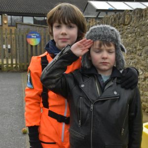 students dressed in uniforms